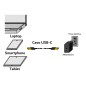 CAVO USB 2.0 USB-C® MASCHIO/MASCHIO MT 0,5 NERO