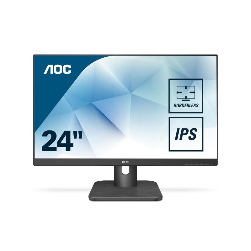 AOC MONITOR 23,8 LED IPS FHD 16:9 250CDM 50HZ DP HDMI, MULTIMEDIALE