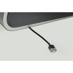 CAVO RETE UTP CAT. 6A ULTRAPIATTO CON CONNETTORE SALVASPAZIO MT 1 COLORE NERO