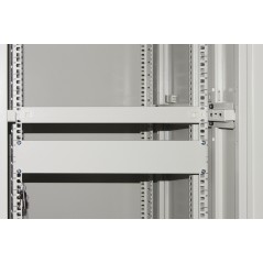 PANNELLO CIECO 1 UNITA' PER ARMADI RACK 19" GRIGIO VITI INCLUSE