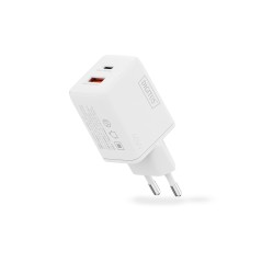 CARICATORE USB GAN 45W, 1X USB-C, 1X USB-A
