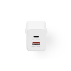 CARICATORE USB GAN 45W, 1X USB-C, 1X USB-A
