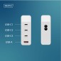 CARICATORE USB GAN 140W, 3X USB-C, 1X USB-A