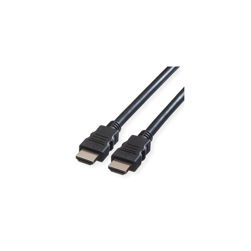 ROLINE GREEN CAVO HDMI HIGH SPEED CABLE, M/M, BLACK, 1M