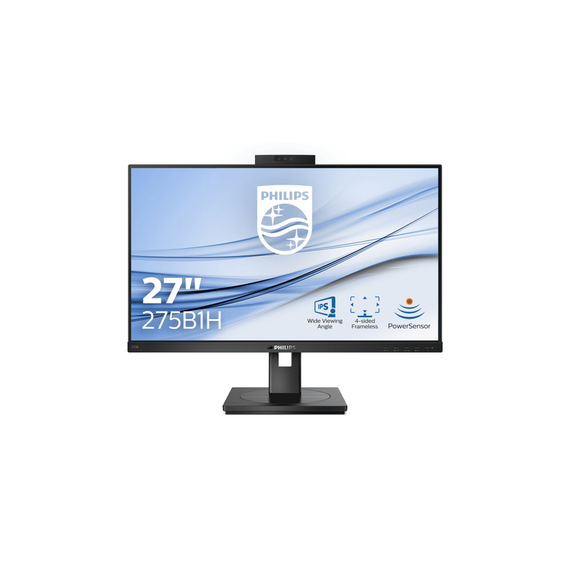 PHILIPS MONITOR 27 LED IPS 16:9 2K 4MS 300 CDM, WEBCAM DVI/DP/HDMI, PIVOT, MULTIMEDIALE