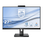 PHILIPS MONITOR 27 LED IPS 16:9 2K 4MS 300 CDM, WEBCAM DVI/DP/HDMI, PIVOT, MULTIMEDIALE