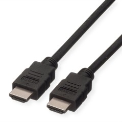 ROLINE GREEN CAVO HDMI HIGH SPEED CABLE E ETHERNET, M M, BLACK, 1M