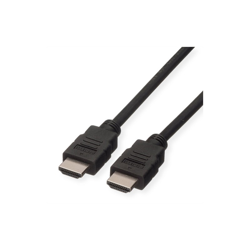 ROLINE GREEN CAVO HDMI HIGH SPEED CABLE E ETHERNET, M M, BLACK, 1M