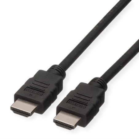 ROLINE GREEN CAVO HDMI HIGH SPEED CABLE E ETHERNET, M M, BLACK, 1M