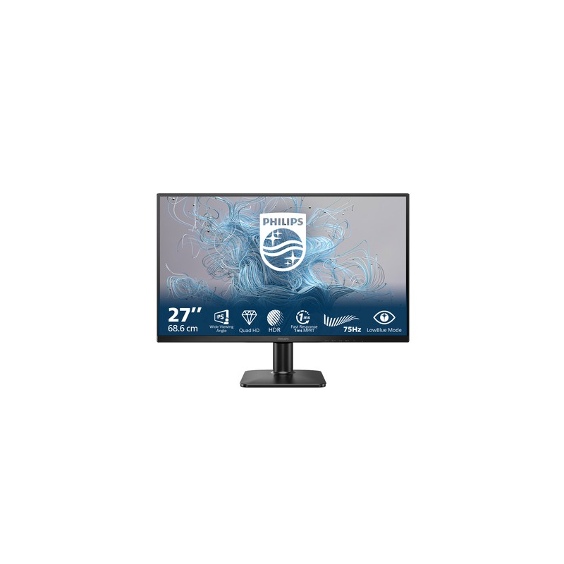 PHILIPS MONITOR 27 LED IPS QHD 16:9 4MS 300 CDM 100hz, DP/HDMI