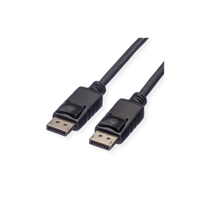 ROLINE GREEN CAVO DISPLAYPORT CABLE, DP - DP, M/M, BLACK, 1M