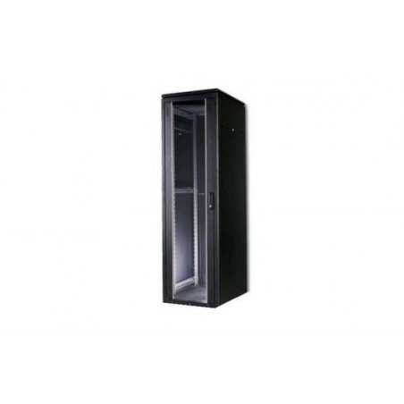 ARMADIO 42 UNITA' LINEA PROFESSIONALE (A)2020 X (L)600 X (P)600 MM. COLORE NERO RAL9005  (DN-19 42U 6/6-SW)