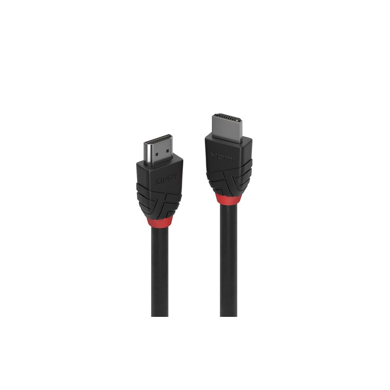 LINDY CAVO HDMI HIGH SPEED BLACK LINE 1MT