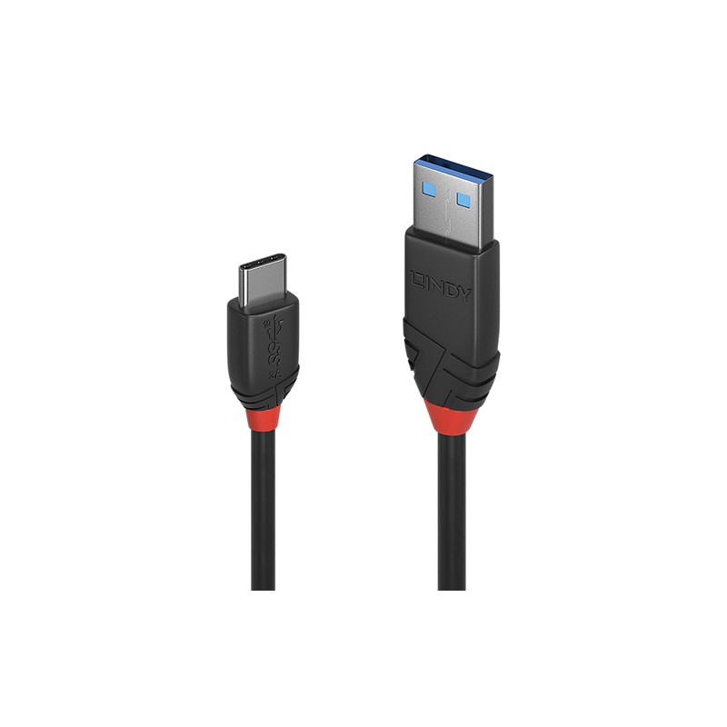 LINDY CAVO USB 3.1 TIPO C/A BLACK LINE 1M