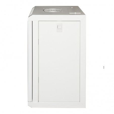 ARMADIO RACK 10" 9 UNITA' IN ACCIAIO COLORE GRIGIO CON FIANCHI APRIBILI