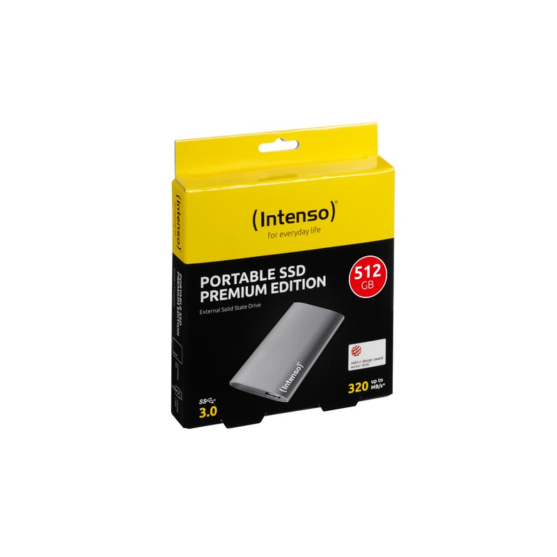 INTENSO SSD ESTERNO PREMIUM 512GB 1,8 USB 3.2 500 MB/S INTENSO SSD ESTERNO PREMIUM 512GB 1,8 USB 3.2 500 MB/S